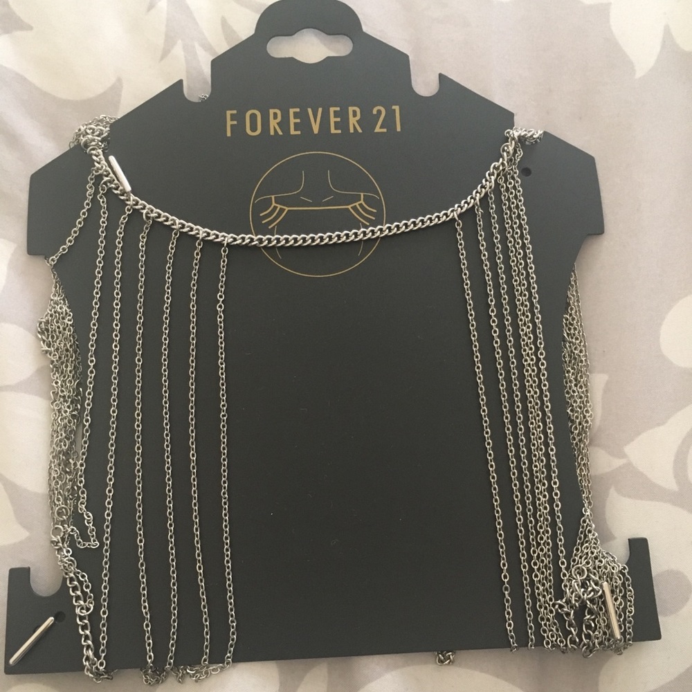 Forever21 Silver Shoulder and Neck Chain
